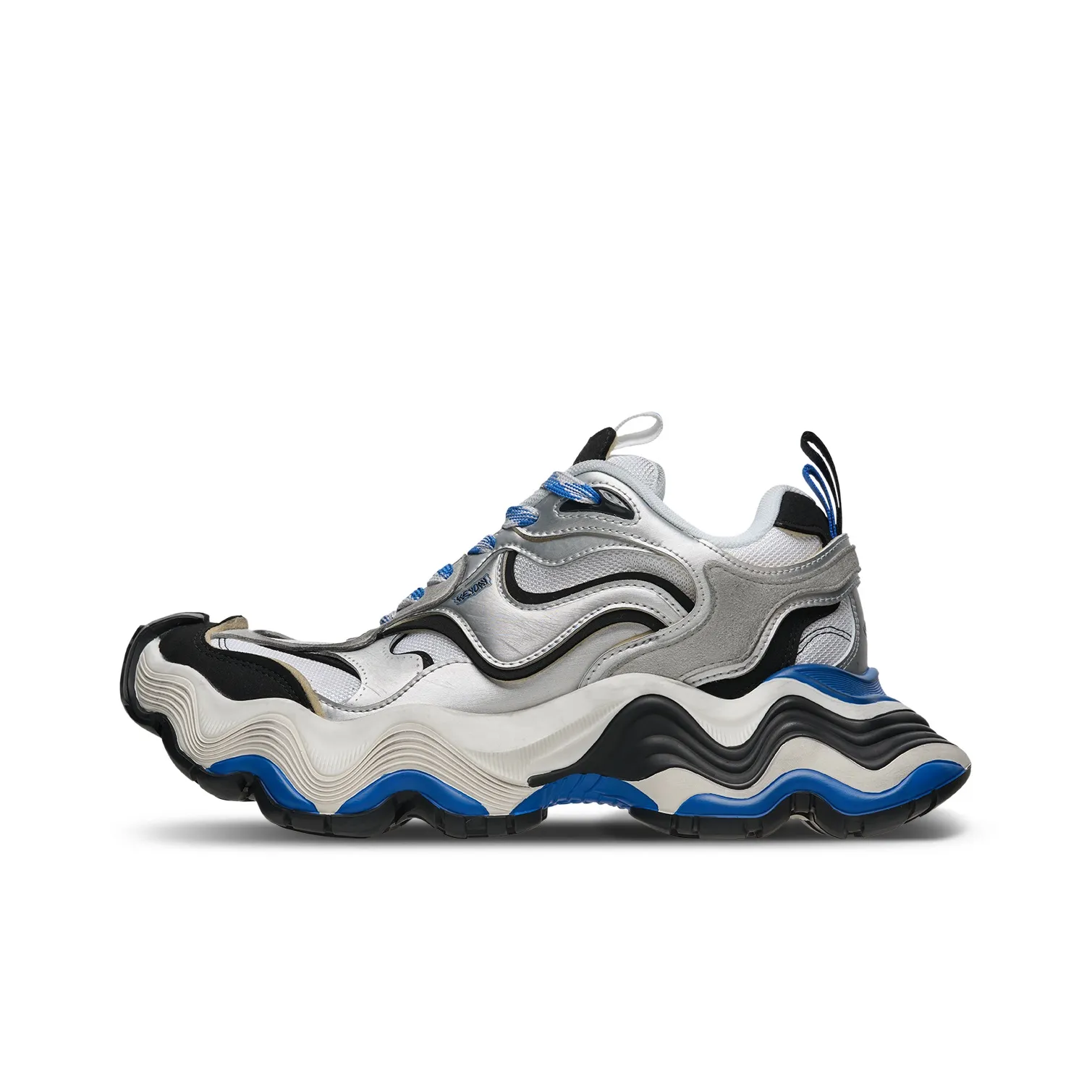 Heyday Chunky Sneakers Unisex Low Top Silver