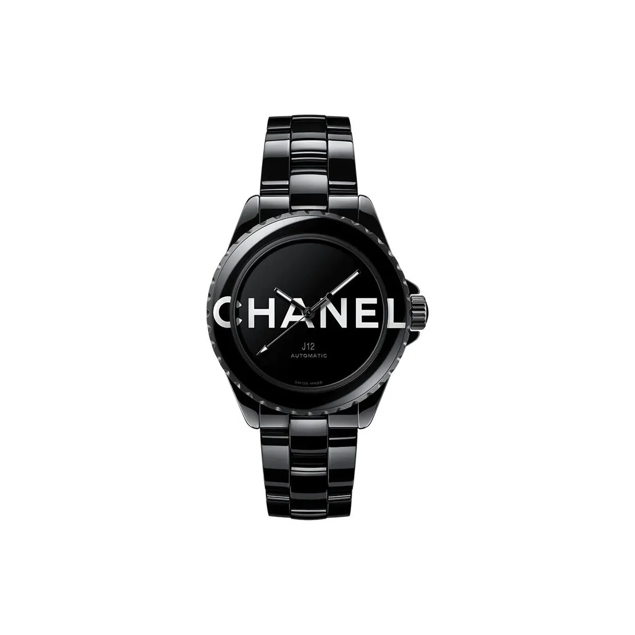 CHANEL J12 Collection Wrist Watch Automatic Mechanical Movement Ceramic Strap 38mm Black Dial Women's Watch J12 H7418