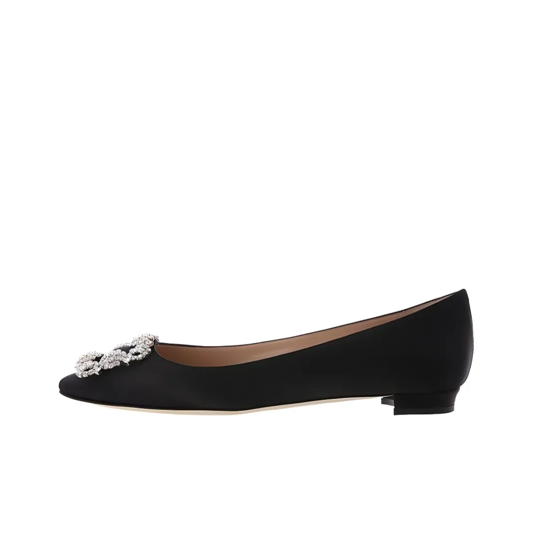MANOLO BLAHNIK Women's Casual Shoes 1cm Women's Black