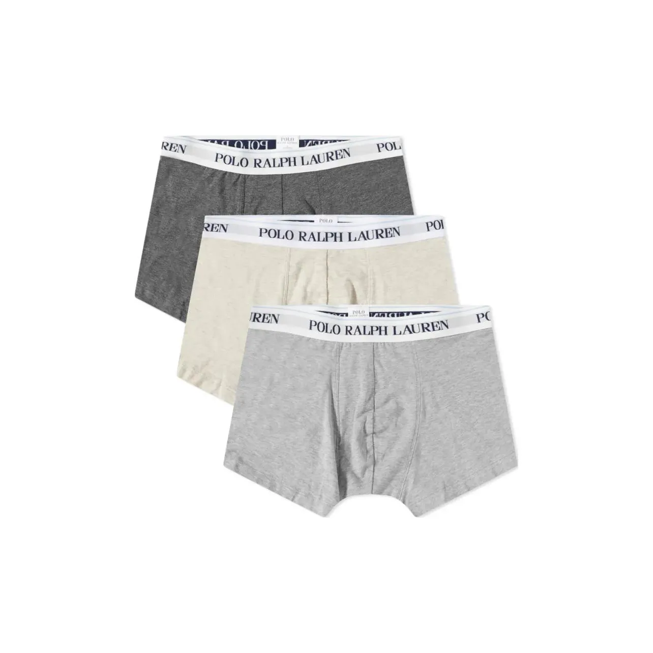 Polo Ralph Lauren Logo waistband Cotton Briefs Set Of Three