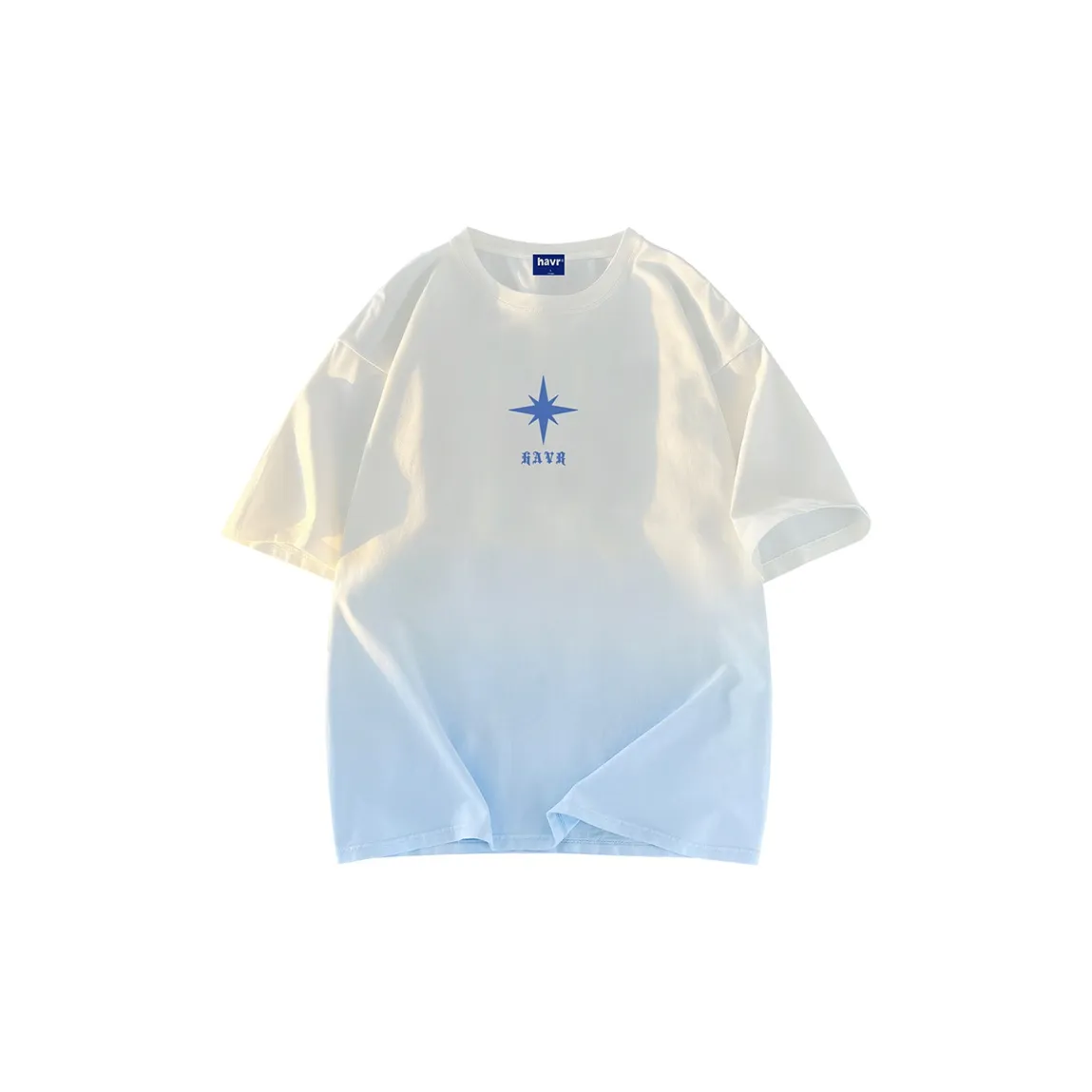 HAVR Heavyweight 100% Cotton Crew Neck Thin Short-Sleeved T-Shirts Unisex