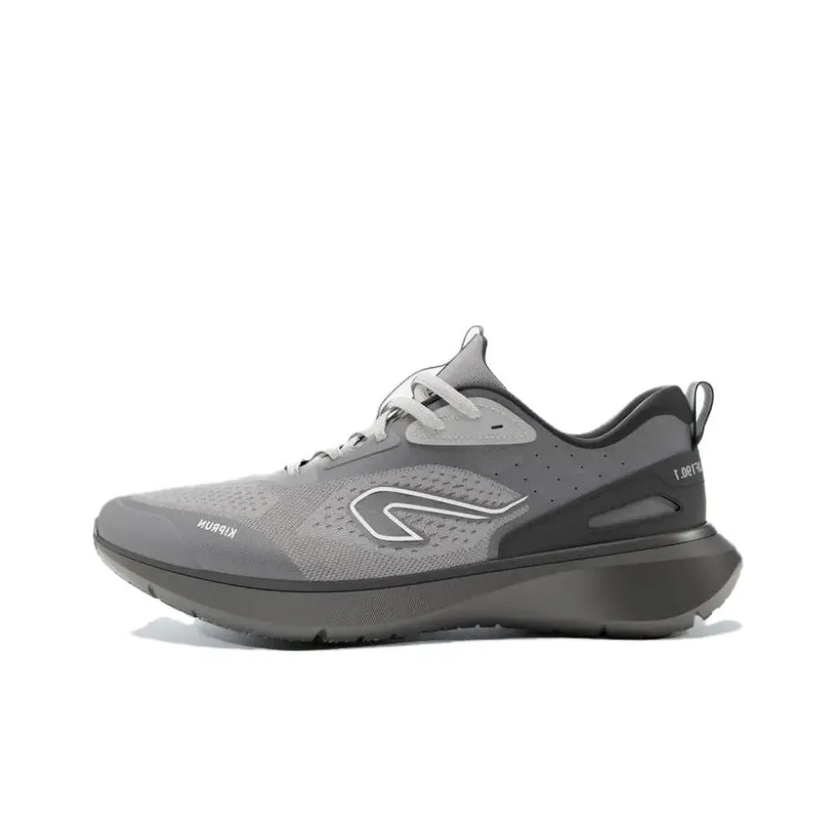DECATHLON Cushioned Wear Resistant Breathable Low Top Running Shoes Men's Gray