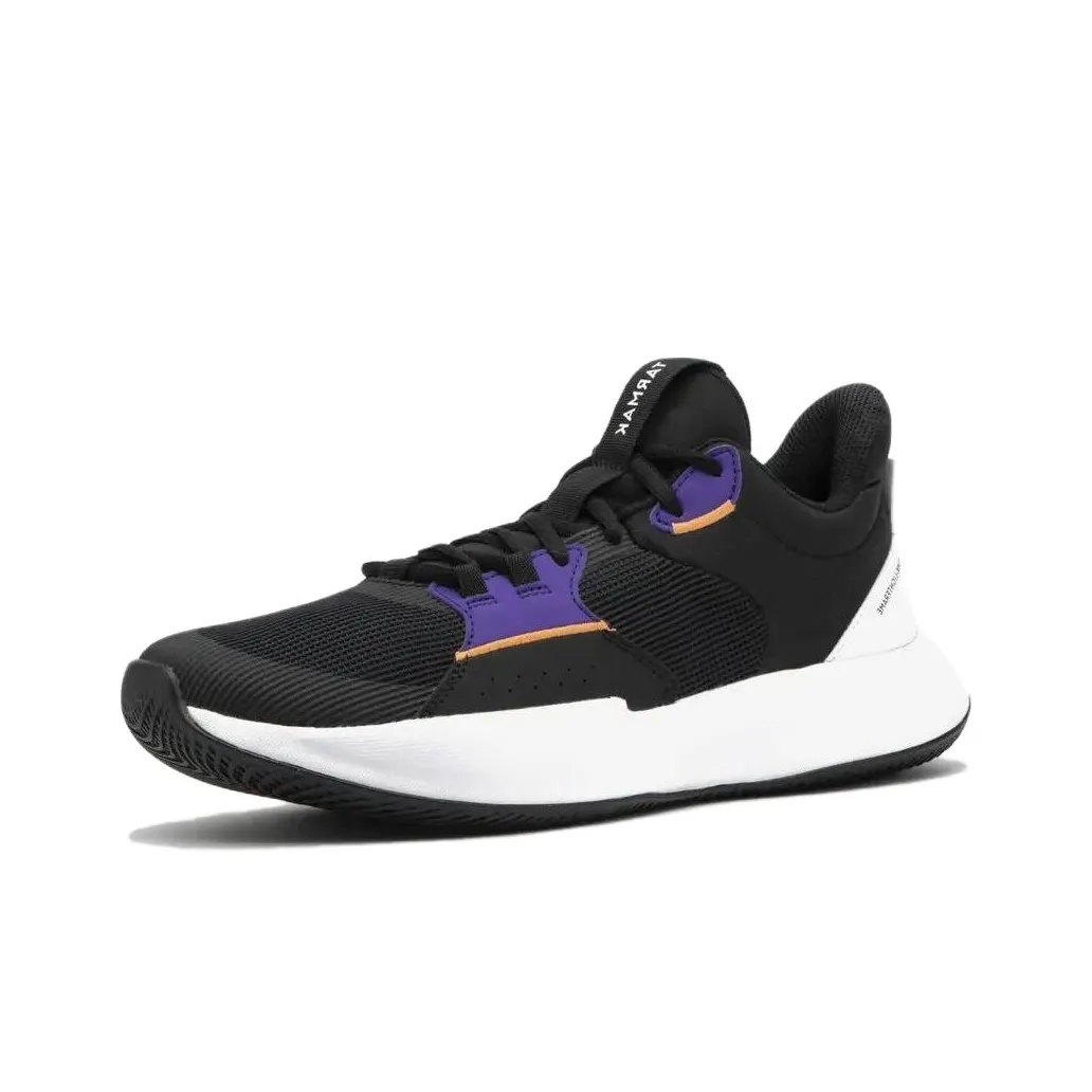 DECATHLON Амортизация Износостойкий MID Топ Баскетбольные кроссовки Мужской Черный