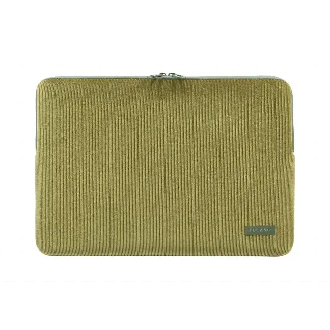TUCANO Corduroy Velutto Laptop Sleeve Unisex Black/Pink/Olive/Peacock Blue