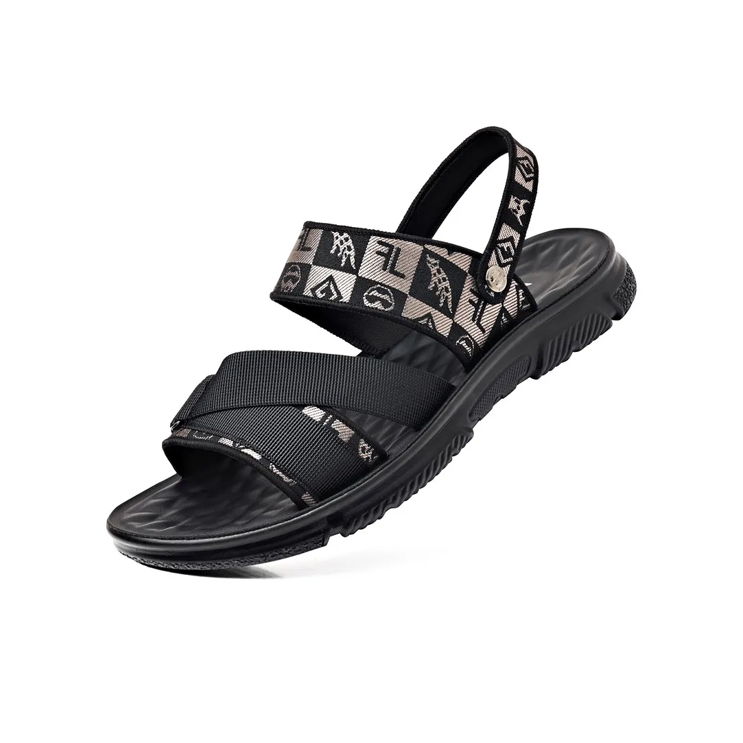 Dignitaries Plus Size Beach Sandals Men's Black