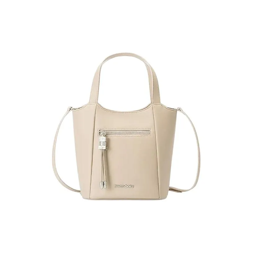SAMSONITE Сумка из синтетической кожи женская бежевая
