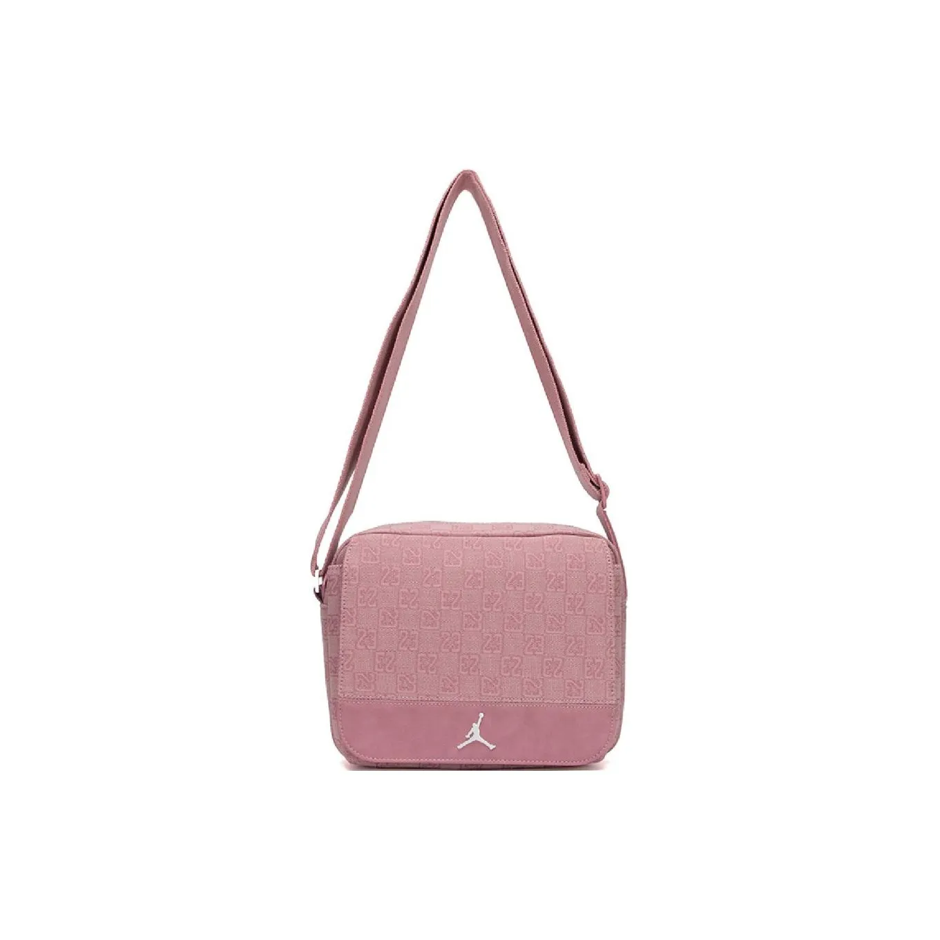 Jordan Polyester Shoulder Bag, Crossbody Bag Medium Size Unisex Beauty Pink
