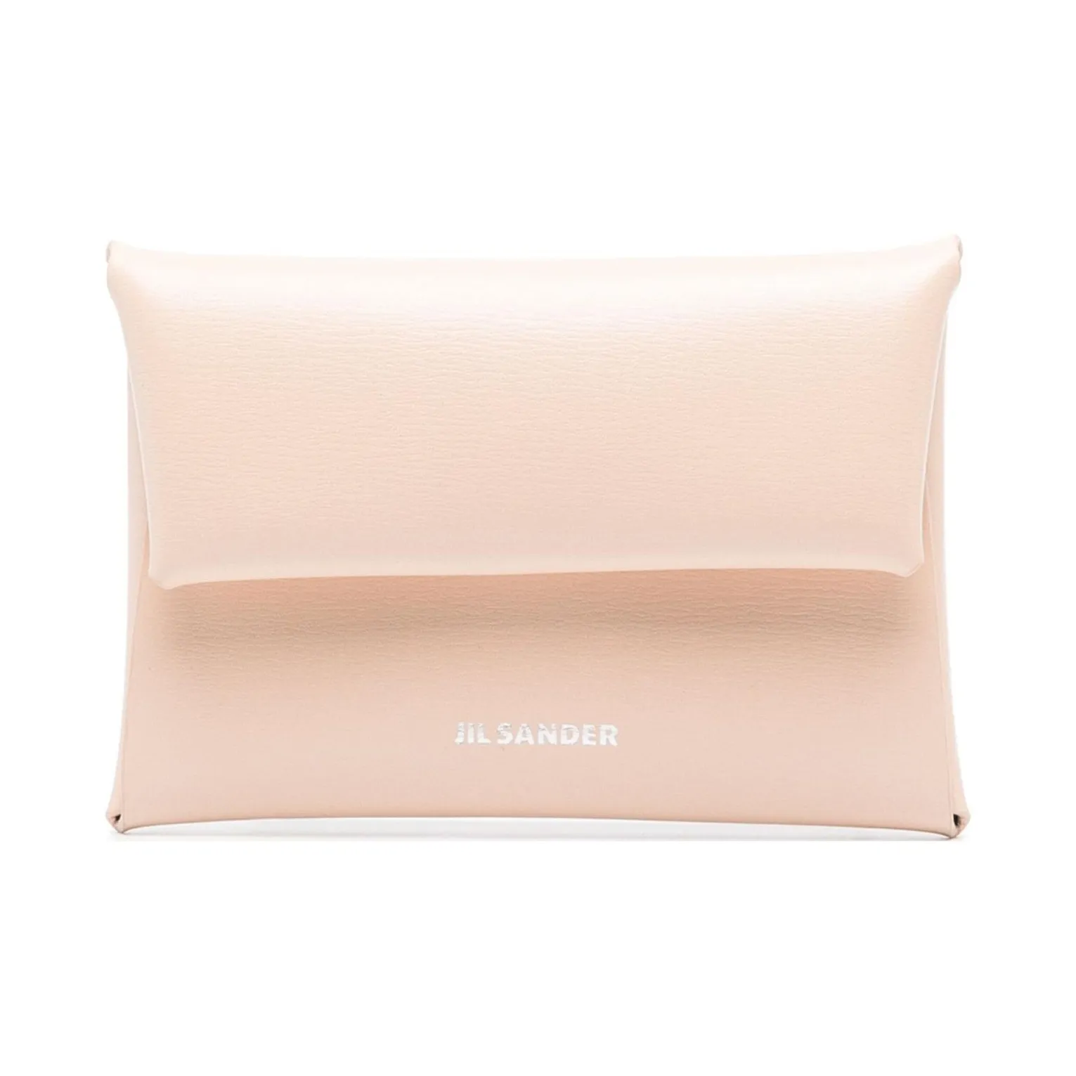 JIL SANDER Calfskin Wallet Women's Rose Pink