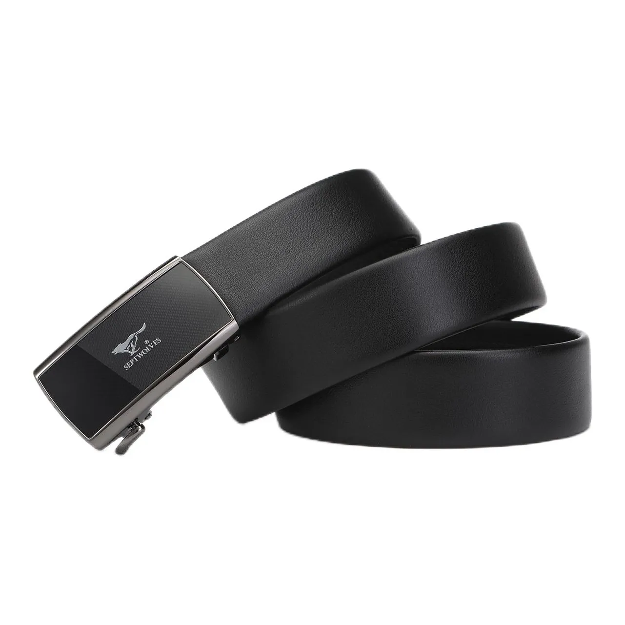 SEPTWOLVES Натуральная кожа Бизнес Улучшенный Удобный Элегантный Кожаные ремни Мужской Ширина 3,5CM