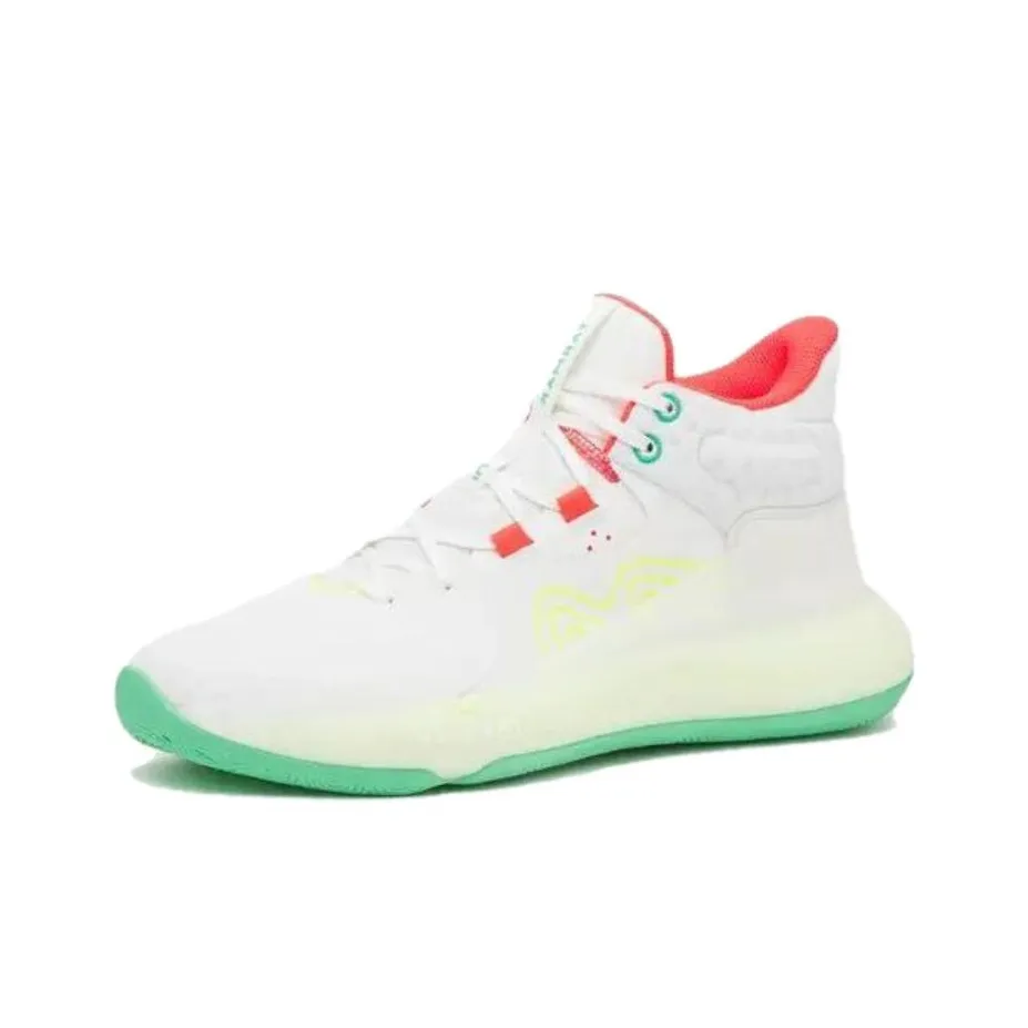 DECATHLON SE 500 High Anti Slip Wear Resistant Mid Top Basketball Shoes Men's White Green