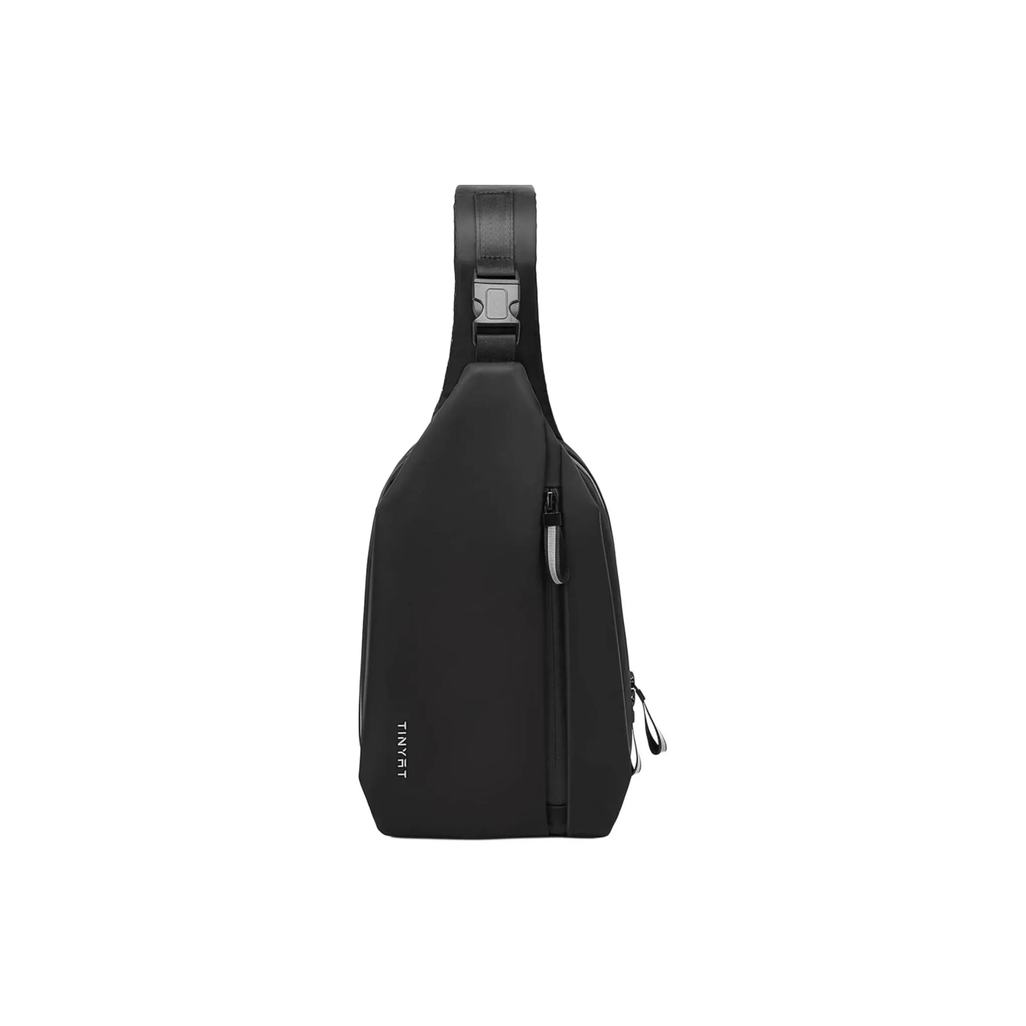 TINYAT Polyester Sling Bag Small Size Unisex Black/Gray