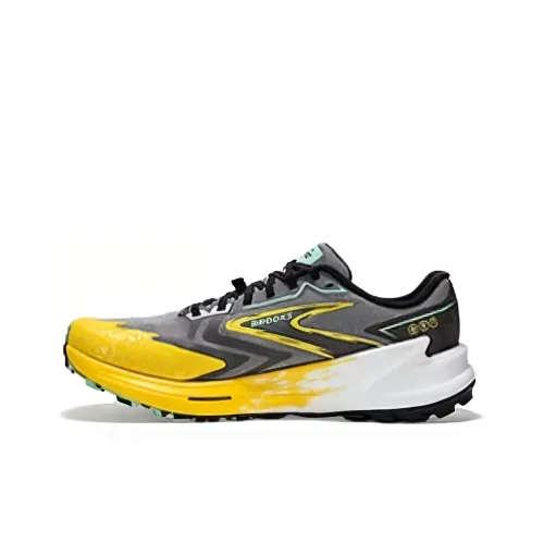 Brooks Catamount Беговые кроссовки Низкие Лимон/Серый Мужские