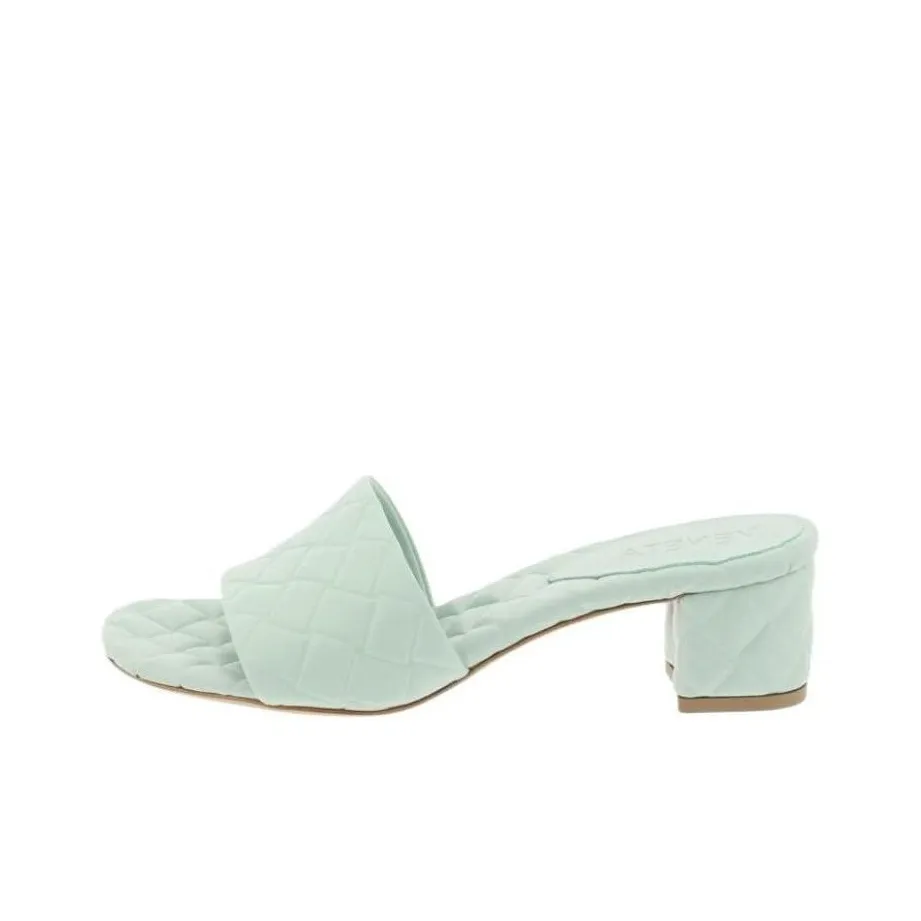 Bottega Veneta Slide Slippers 4.5cm Women's Turquoise