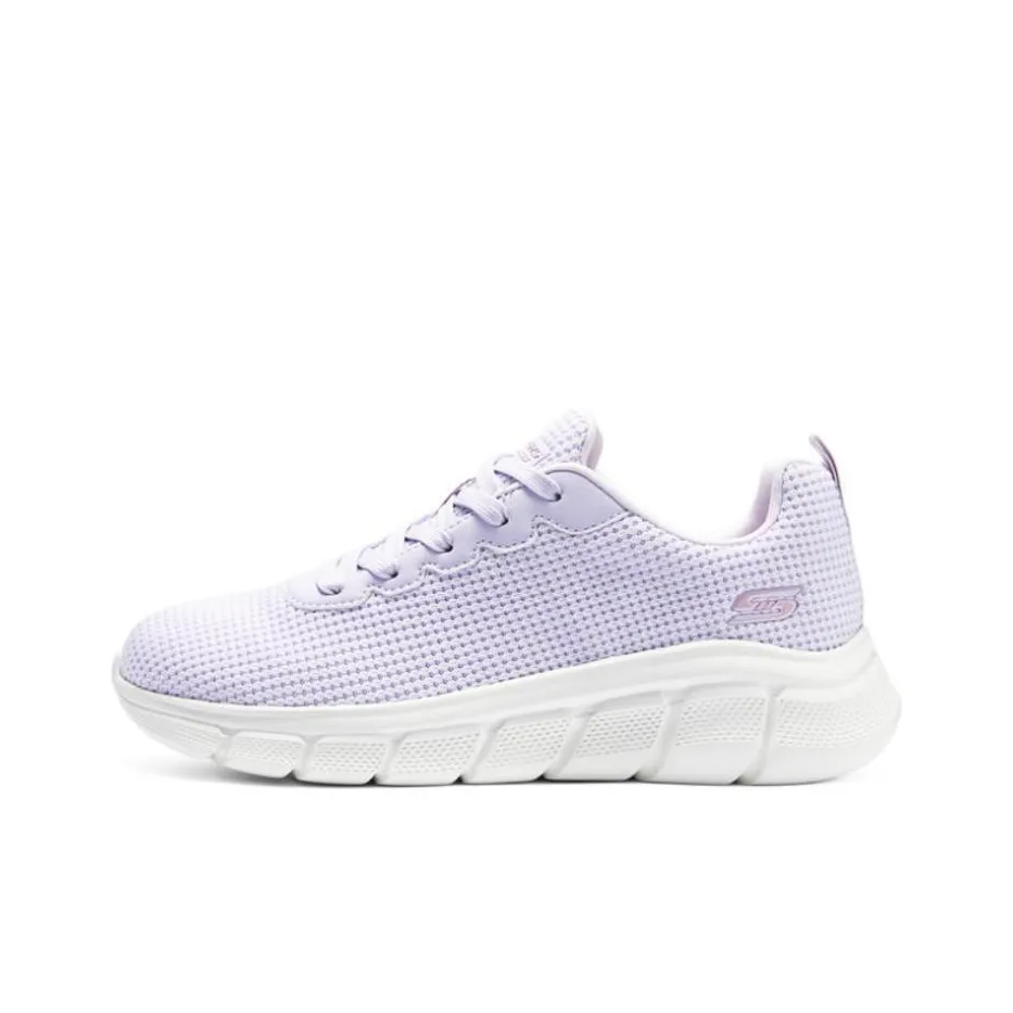 Skechers Износостойкий Легкий Дышащий Покрытие Низкий Топ Повседневный Женский Фиолетовый