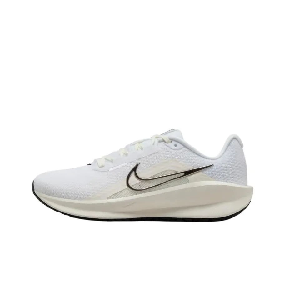 Nike Downshifter 13 White Black Sail Metallic Silver Women's