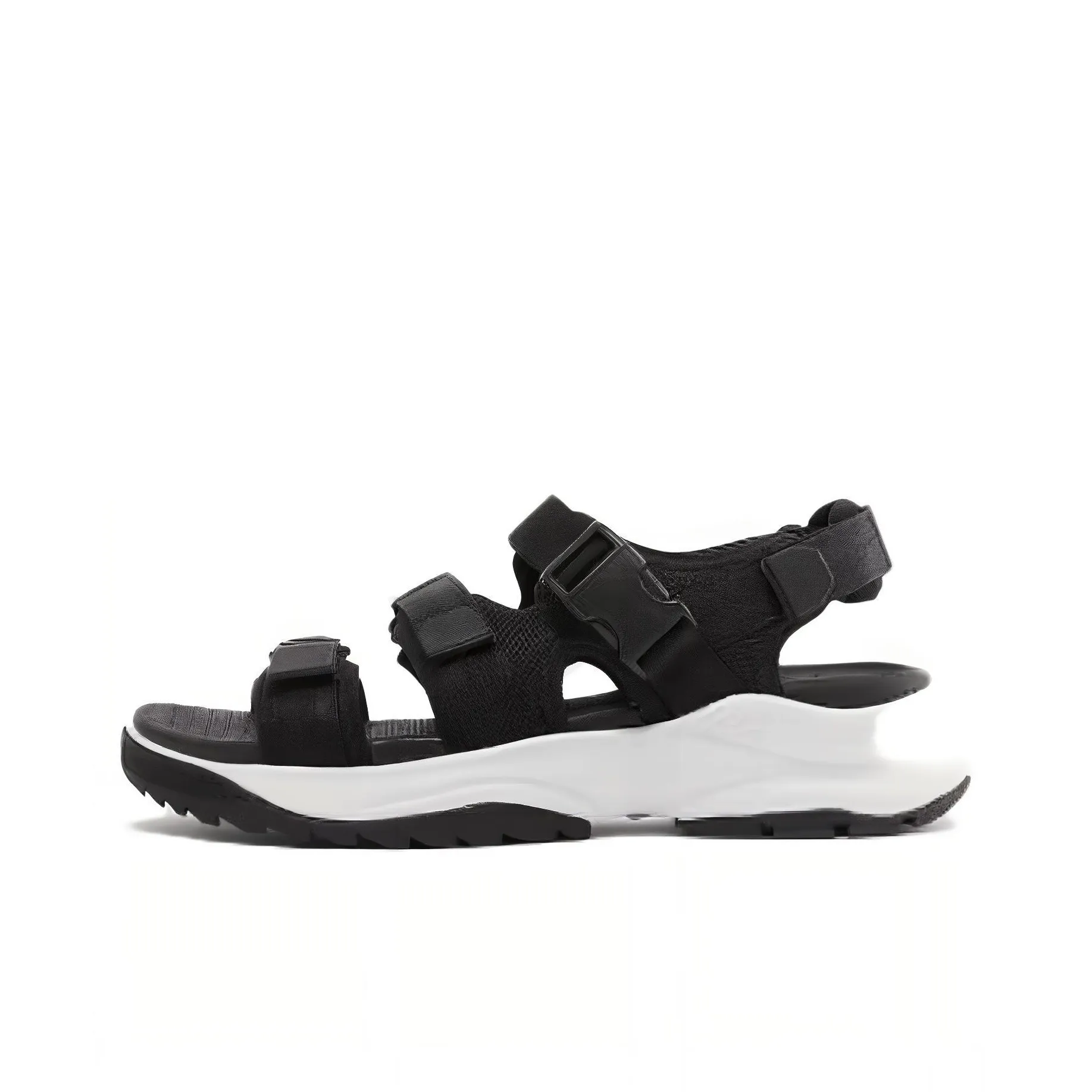 DECATHLON Пляжные сандалии Женские Черный Белый