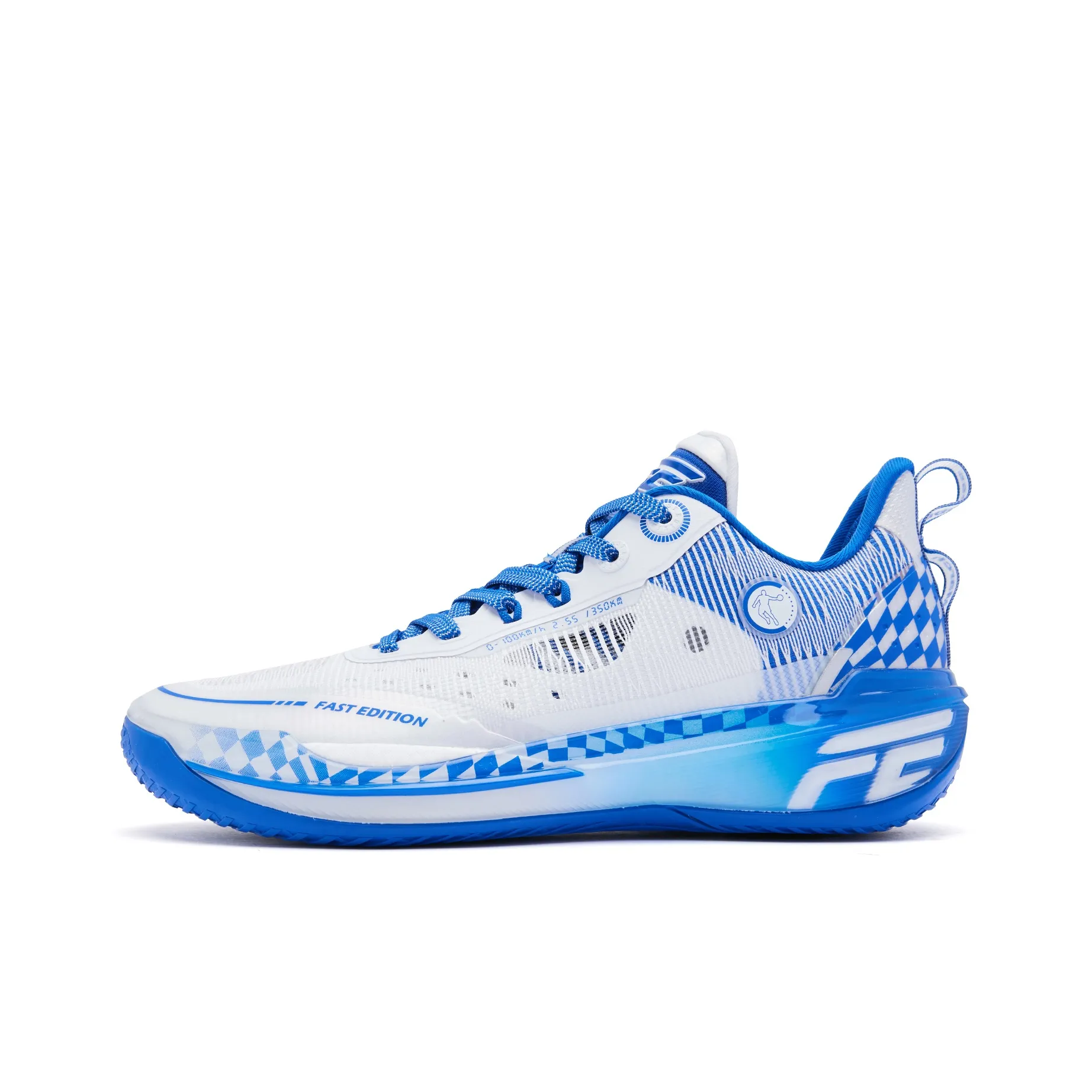 QIAODAN FE2.0 Kentucky Low Top Q KUNGFU TURBO Basketball Shoes Men's Blue White
