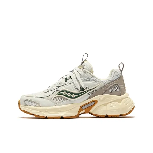 Saucony 2K CAVALRY Беговые кроссовки Низкие Белые, серые, зеленые Унисекс