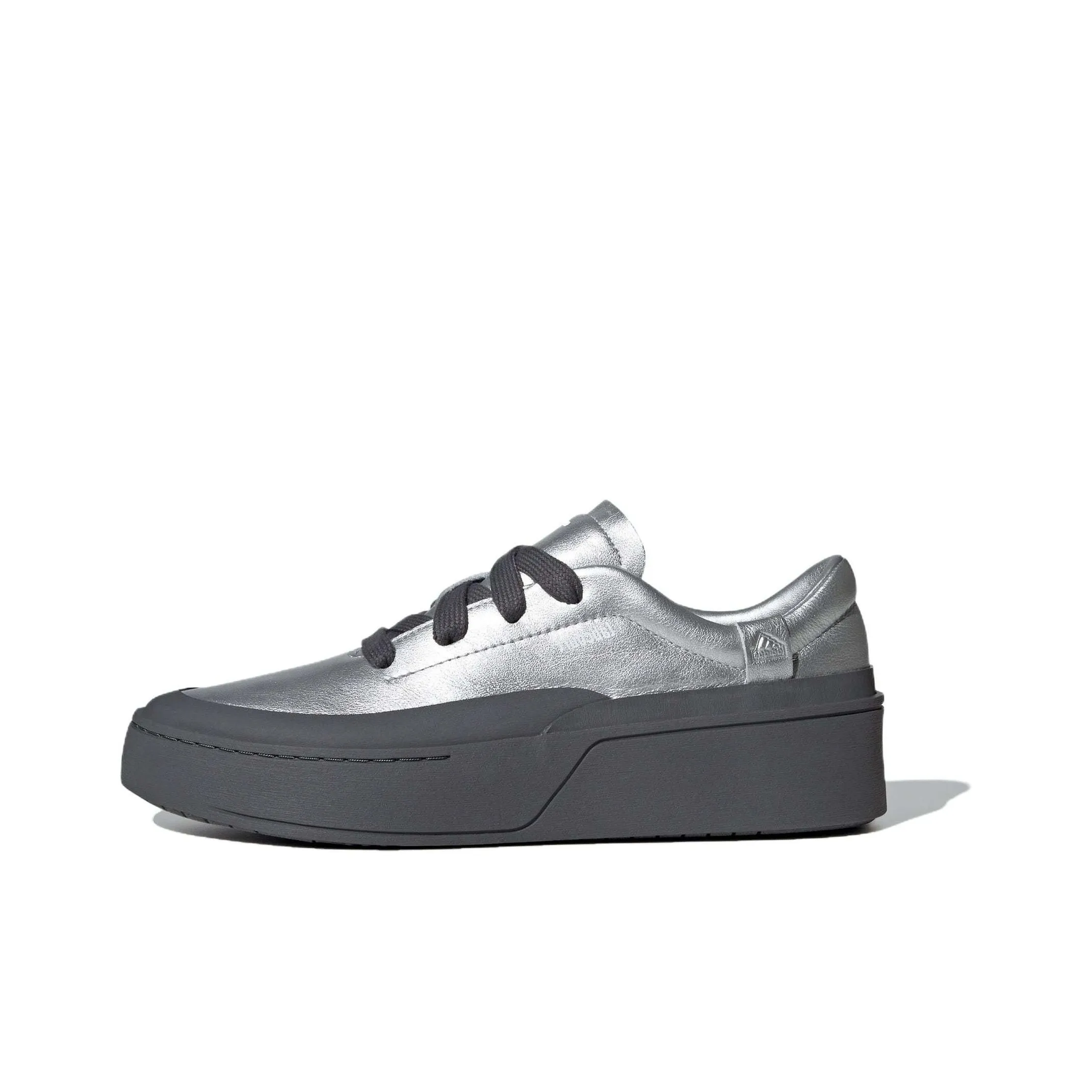 Adidas Labcourt Trainers Anti Slip Wear Resistant Low Top Skateboard Shoes Unisex Silver Gray