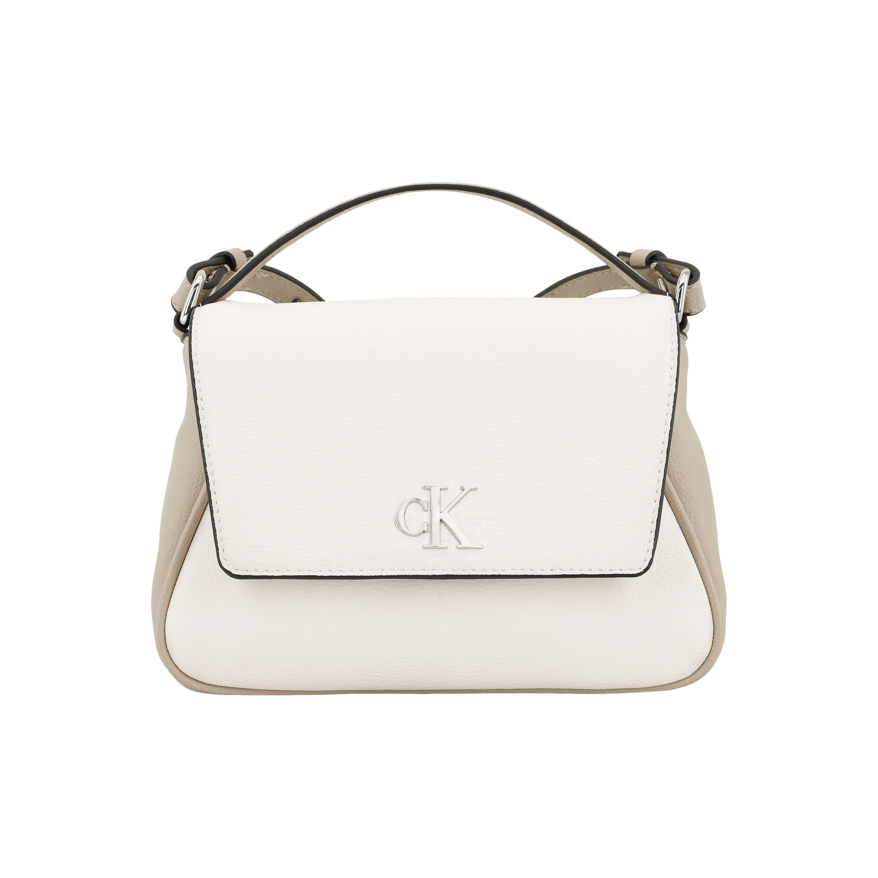 CALVIN KLEIN Synthetic Material Crossbody Handbag Women's Ivory