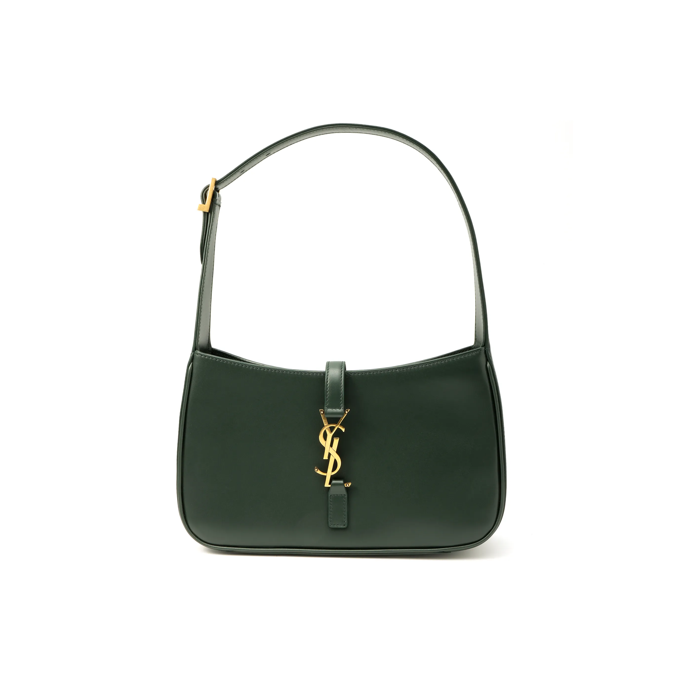 SAINT LAURENT LE5A7 Smooth Leather Hobo Bag Shoulder Bag Hobo Bag Handbag Shoulder Bag Women's Dark Ink Green