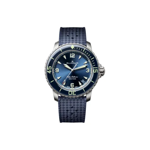 BLANCPAIN Автоматический Механический Движение Мужские FIFTY FATHOMS Часы 42,3 мм Синий