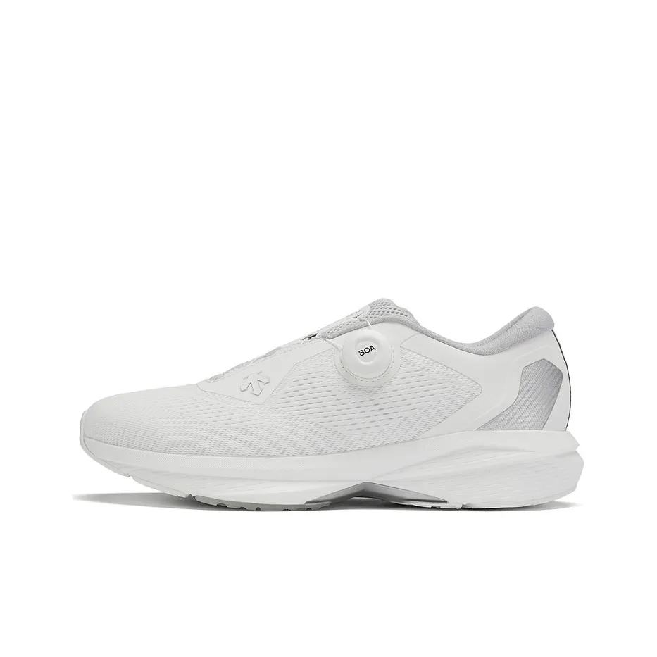 DESCENTE DFLUID Rebound Support Low Top City Commute Running Shoes Men's White