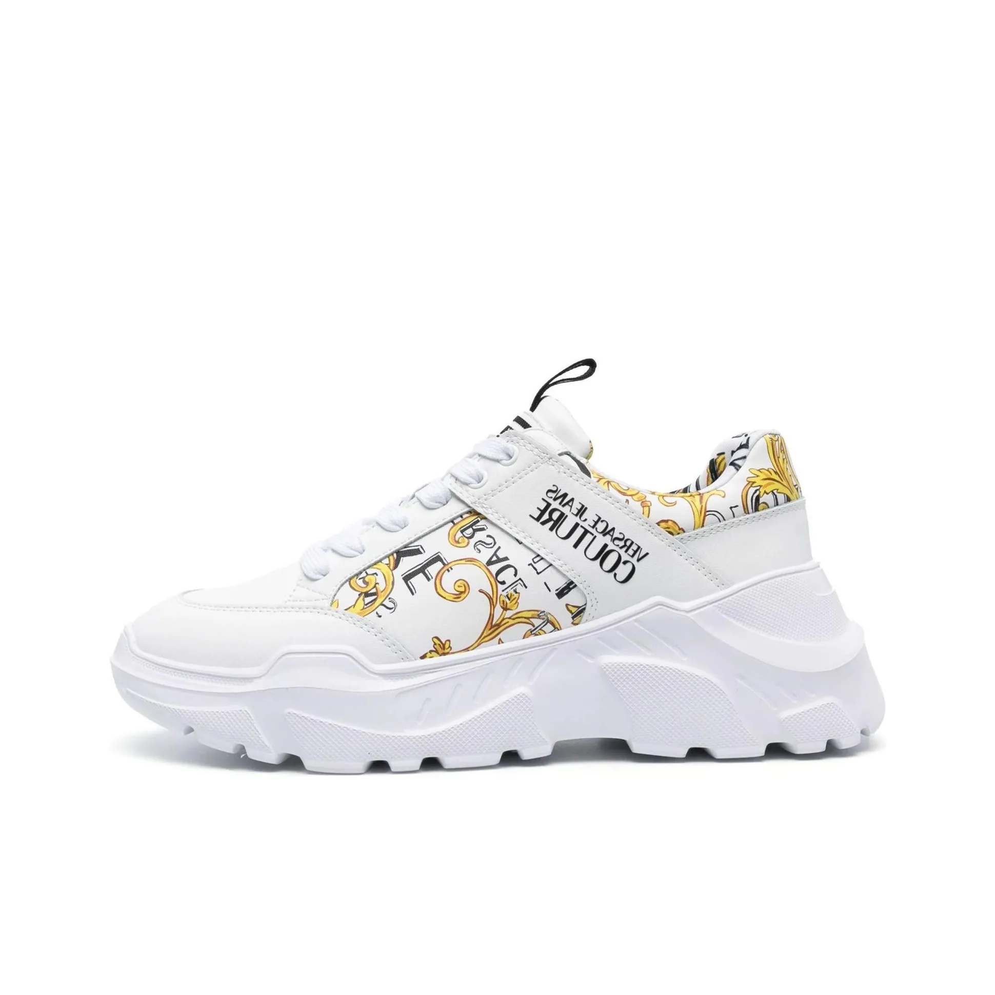 Versace Speedtrack Sneaker 'Baroque Print - White Gold'