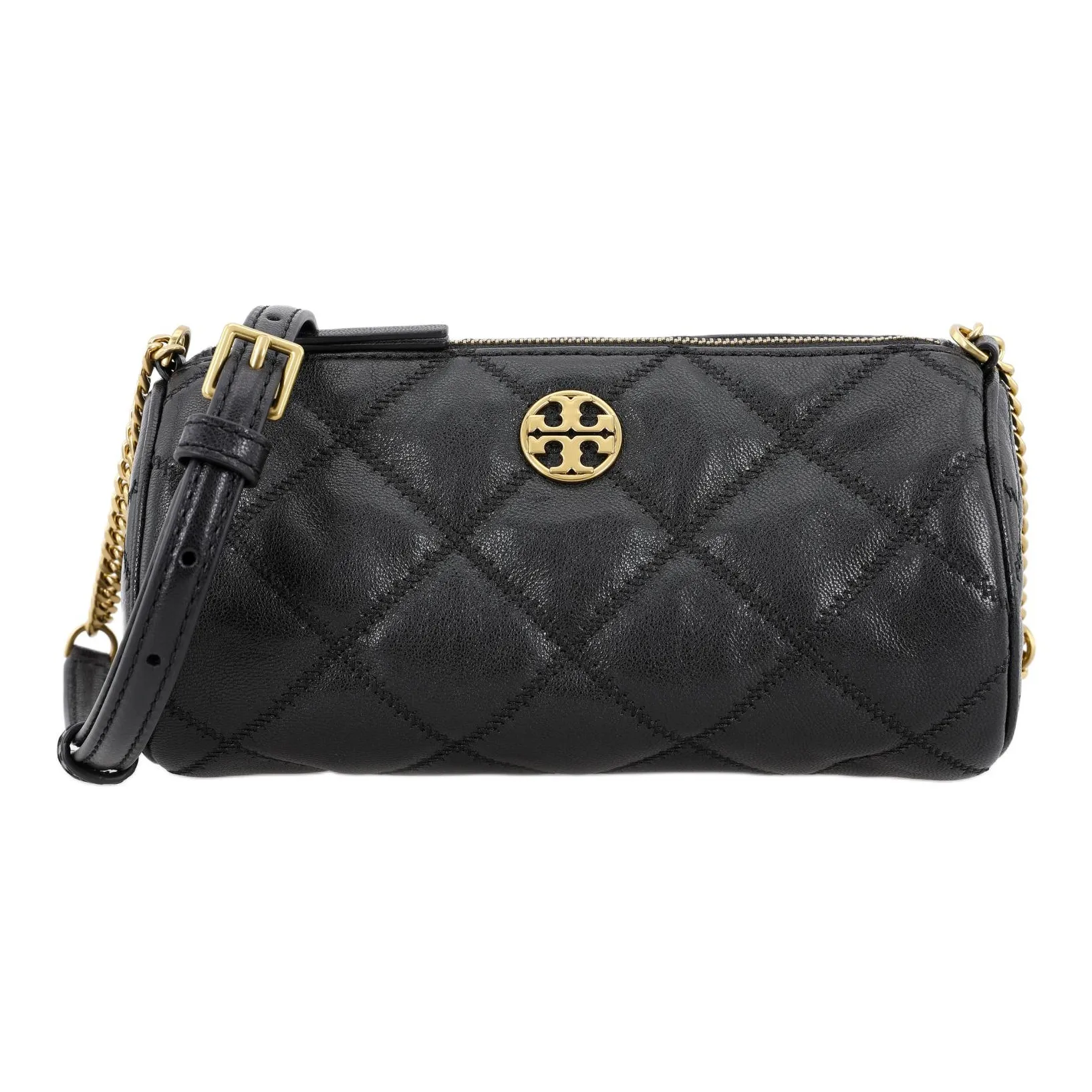 TORY BURCH TB Willa Sheepskin Shoulder Bag, Crossbody Bag Mini Women's Black
