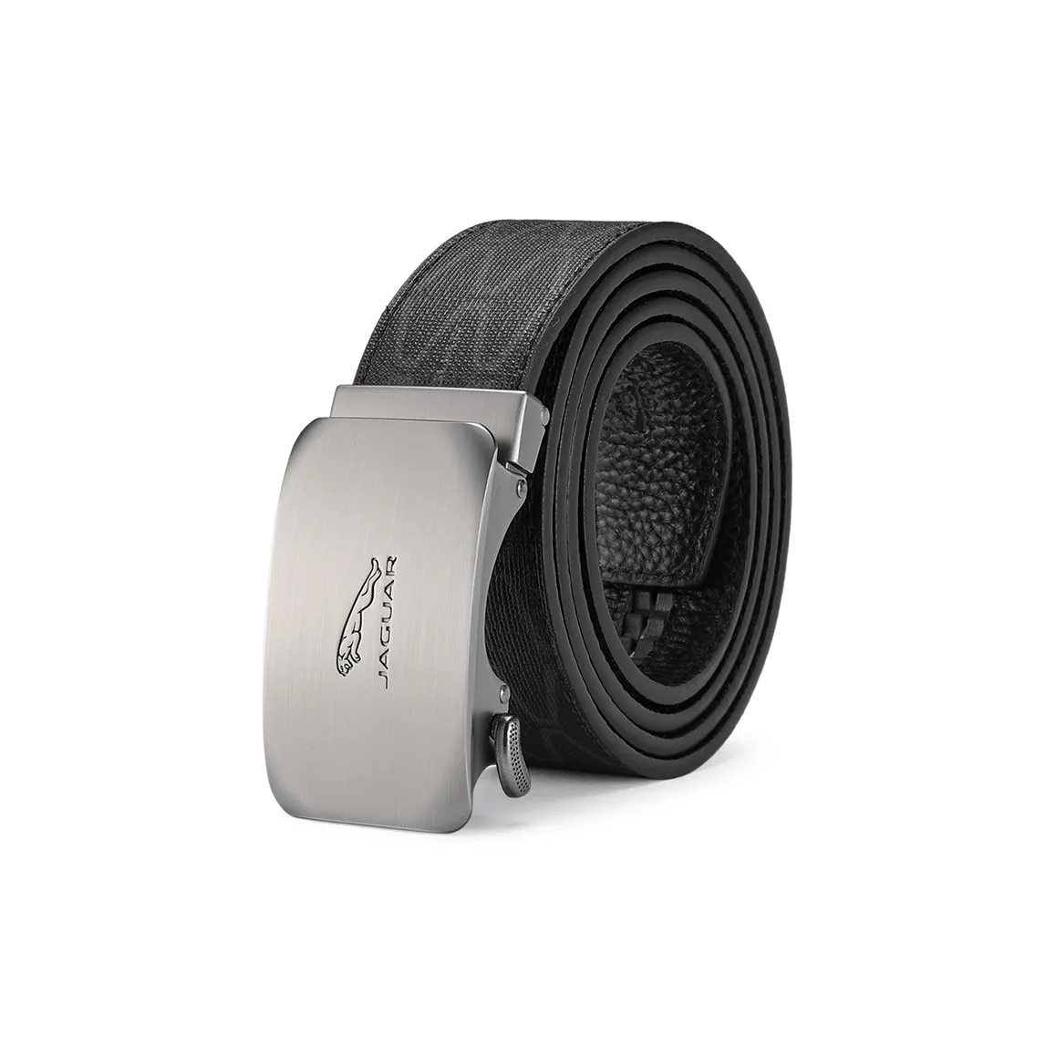 JAGUAR Воловья кожа First Воловья кожа Кожаные ремни Мужской Черный Ширина 3,5 см