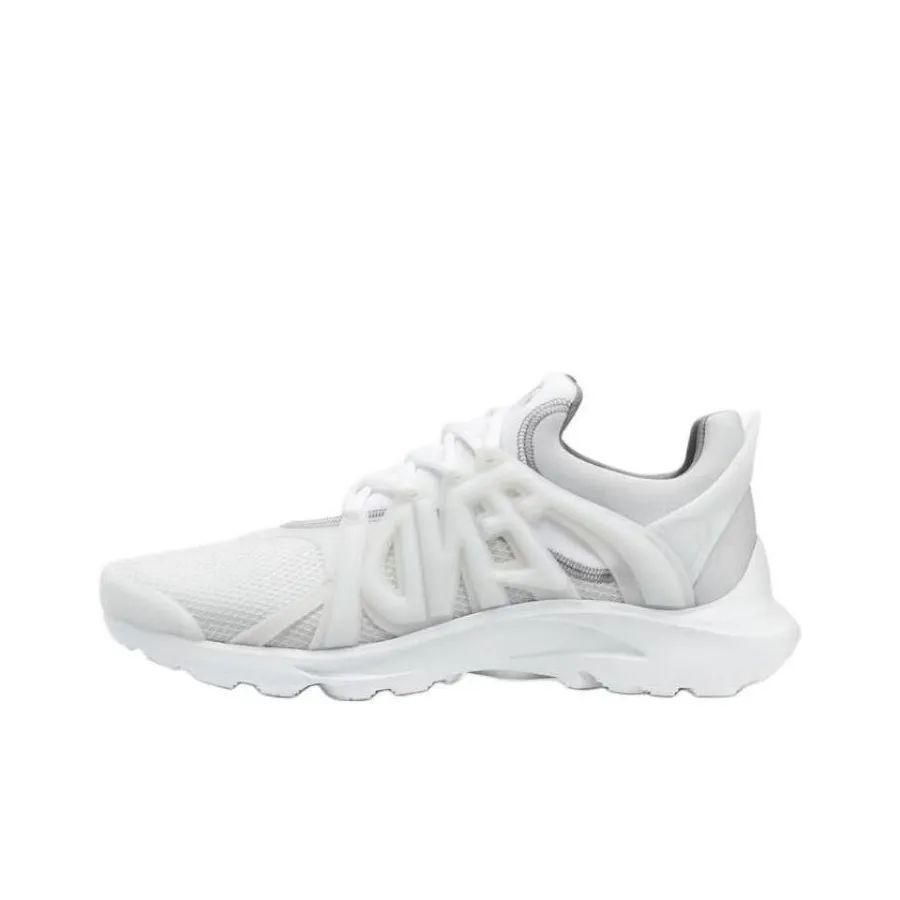 FENDI Logo Detailed Lace Up Sneakers