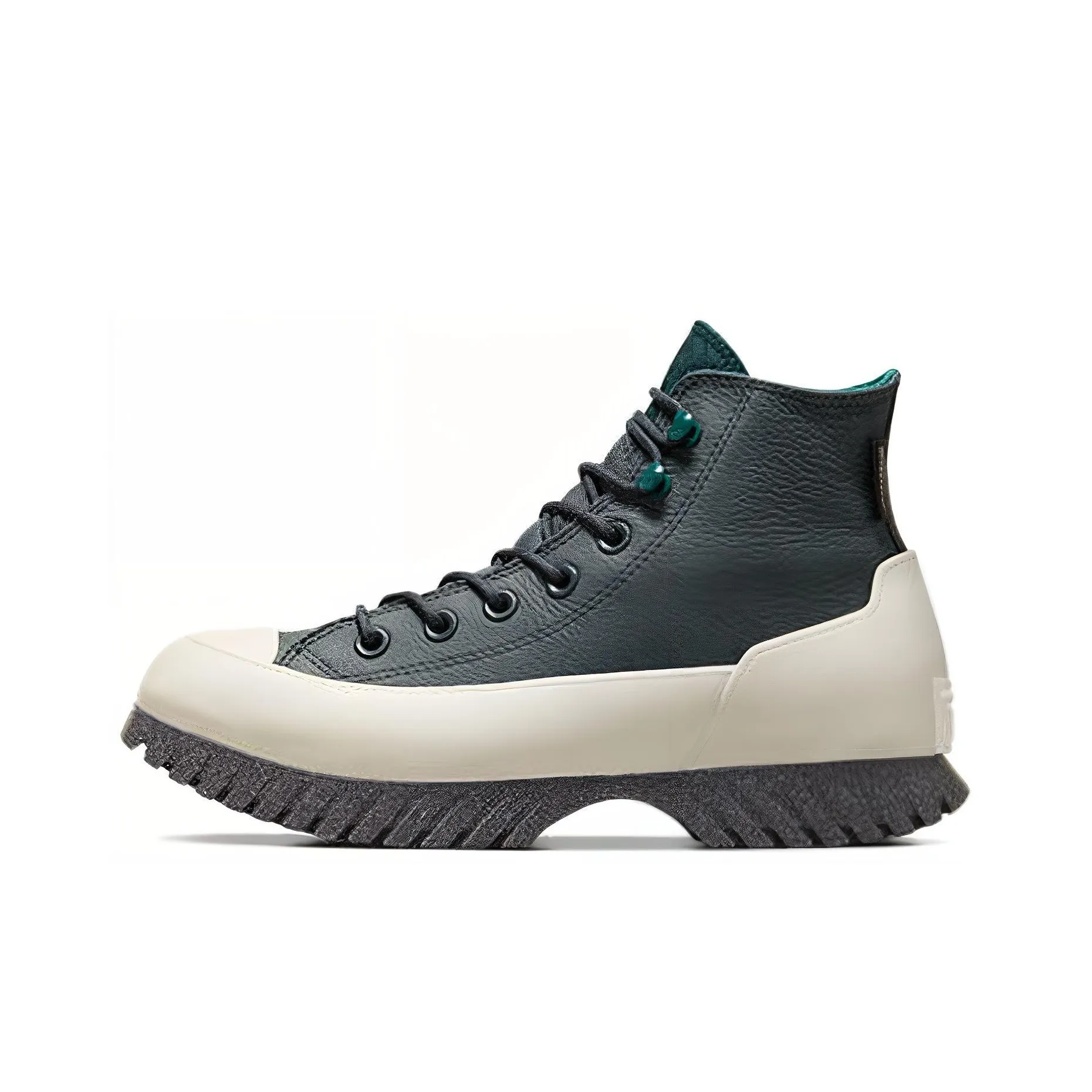 Converse Lugged Abrasion Resistant Waterproof Thermal Cushioning High Top Canvas Shoes Unisex Green