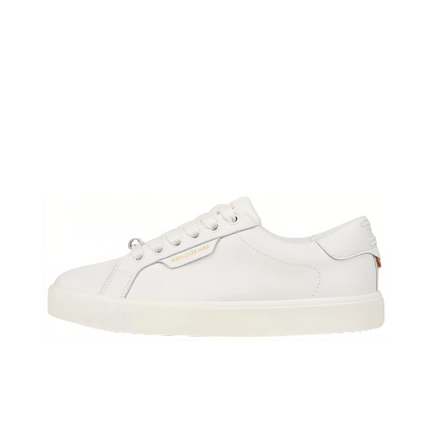 SAM EDELMAN Abrasion Resistant Low Top Skateboard Shoes Women's White