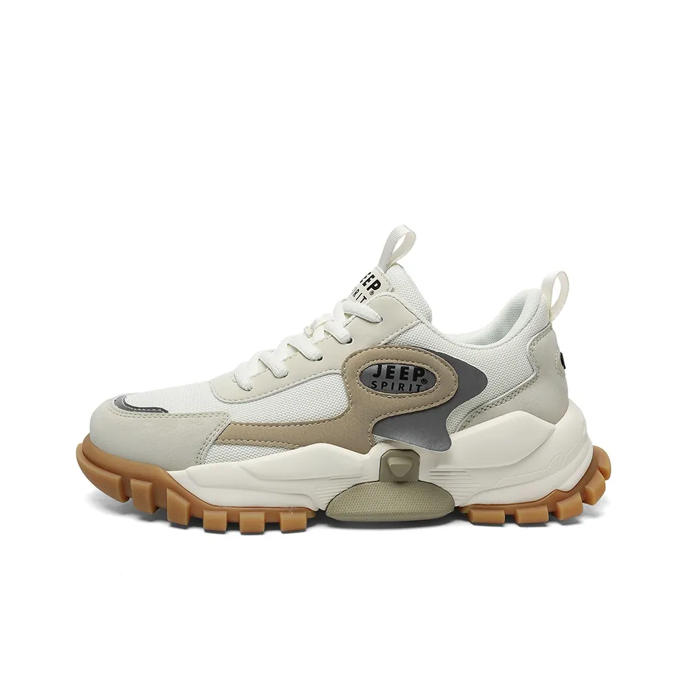 JEEP SPIRIT Низкий топ массивные кроссовки мужской светло-песочный