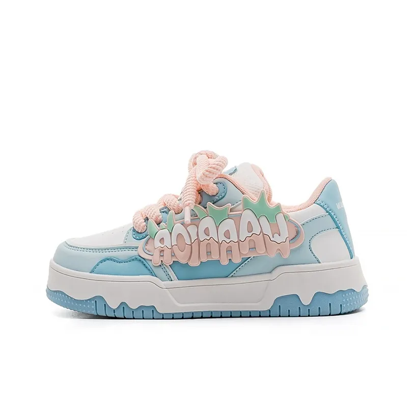 Warrior Пухлые туфли Низкий топ Скейтборд Кроссовки Женские