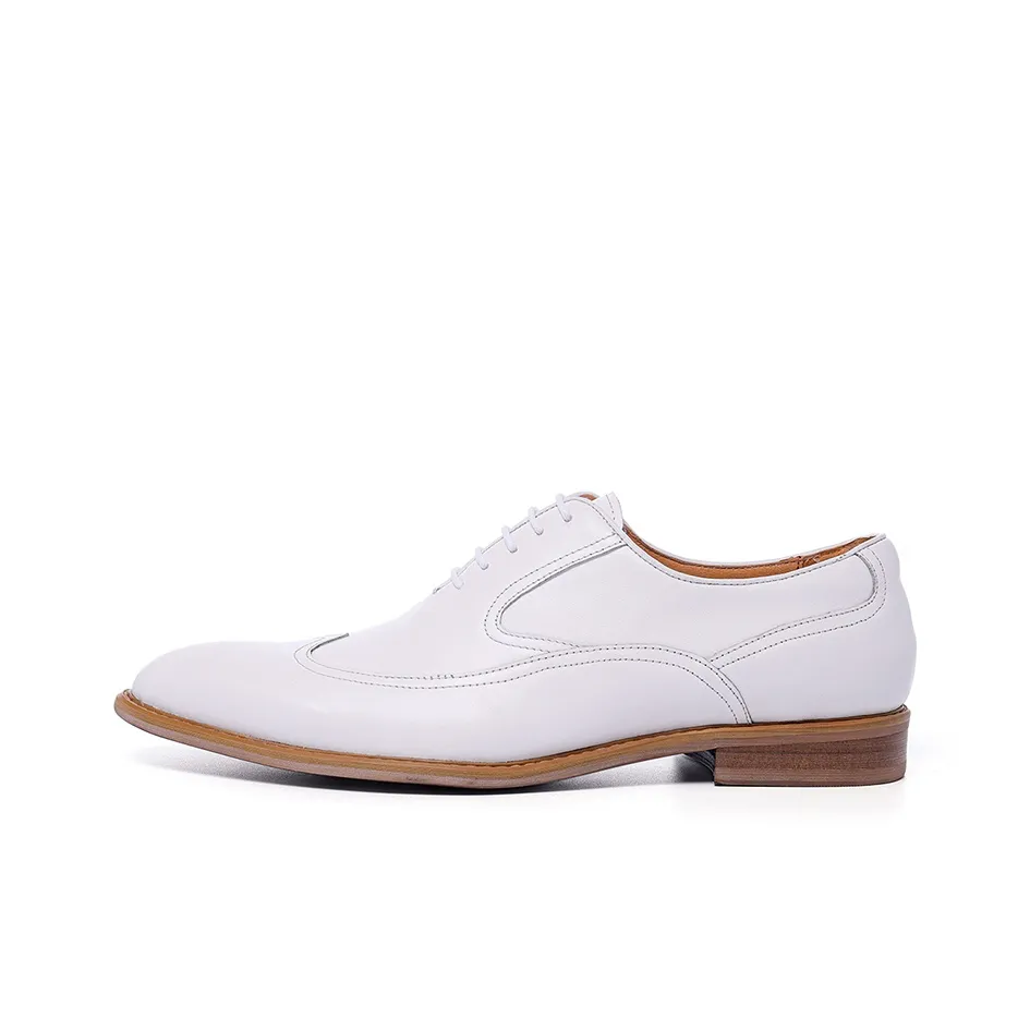 ASTON M.JAZZ Dress Shoes Men Low Top White