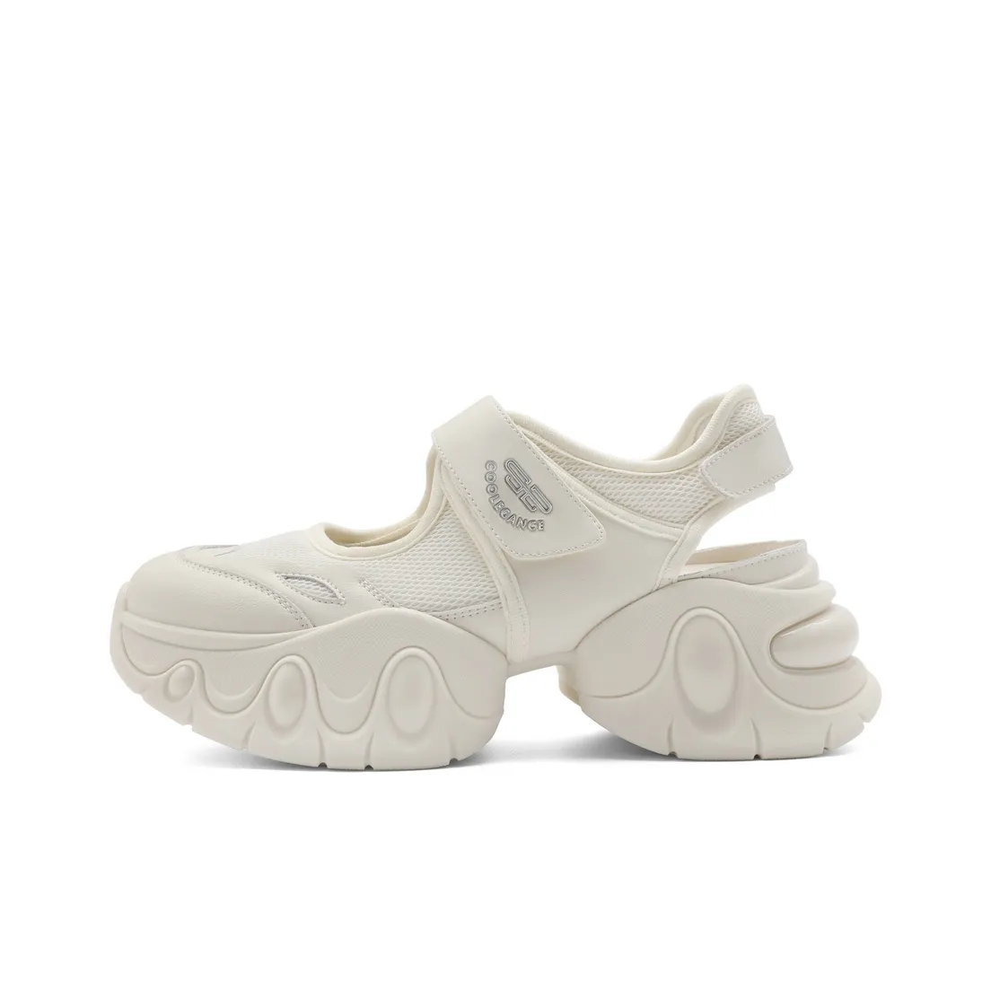 BELLE Квадратный каблук Mary Jane 5,5CM Женские Экрю Розовый