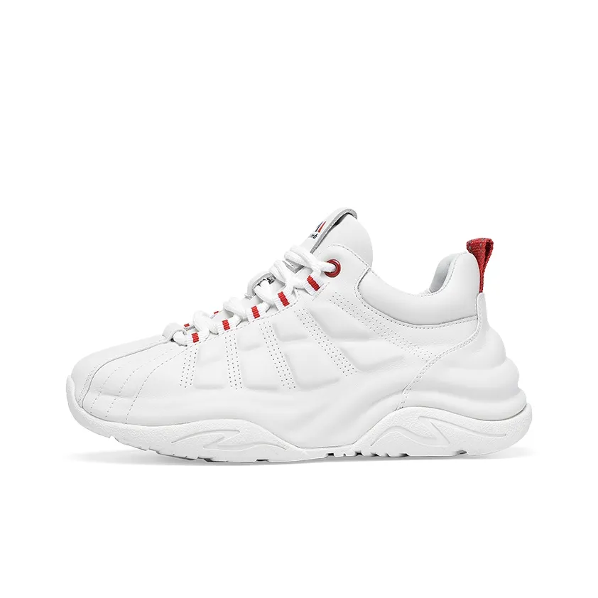 KOLUMB Abrasion Resistant, Waterproof, Breathable, And Moisture Wicking Low Top Chunky Sneakers Women's