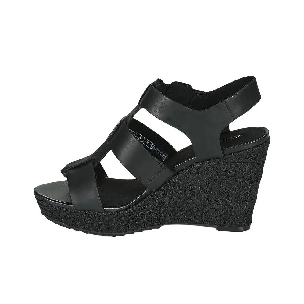 Clarks Roman Sandals Women's Black