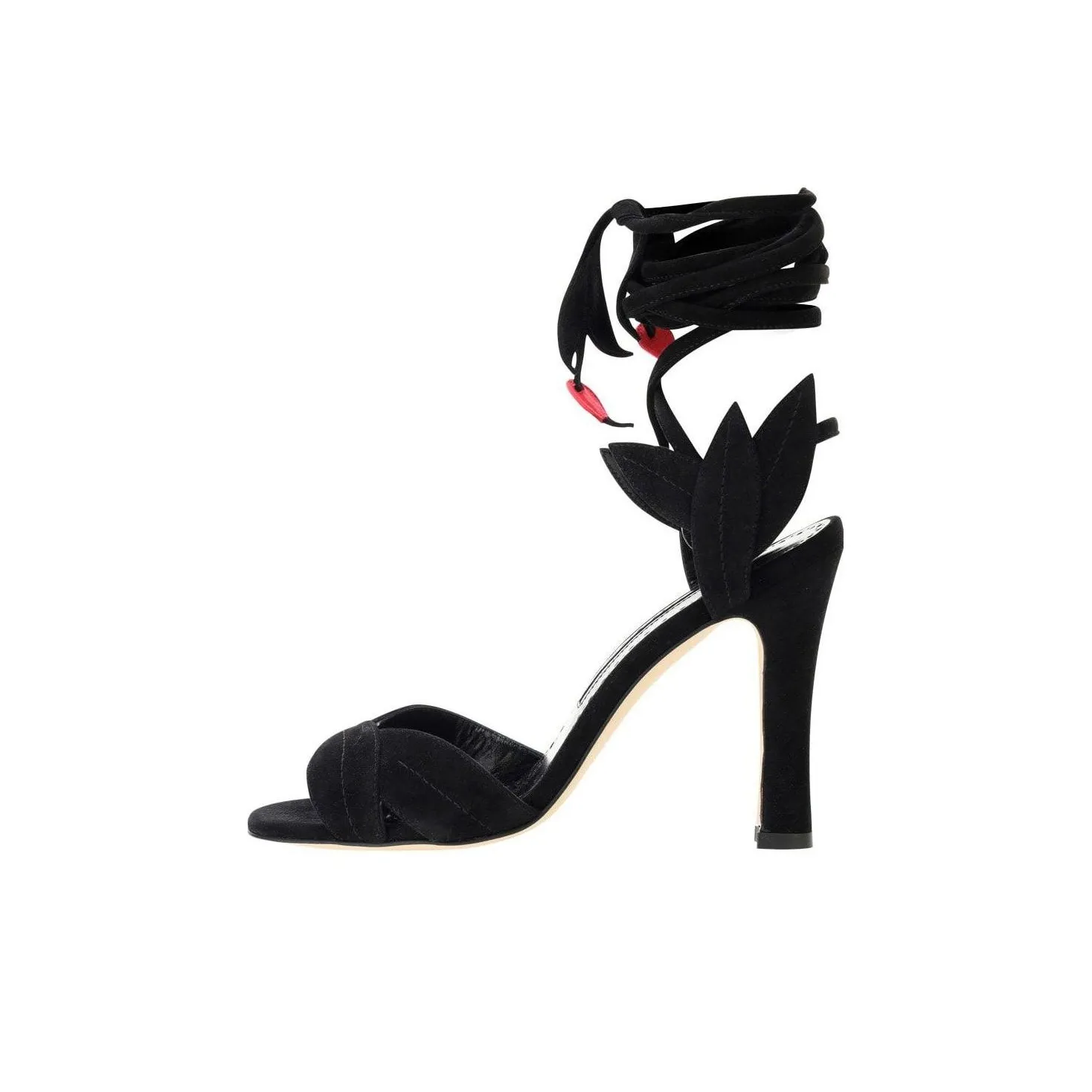 MANOLO BLAHNIK One-Strap Sandals 10.5cm Women's Black