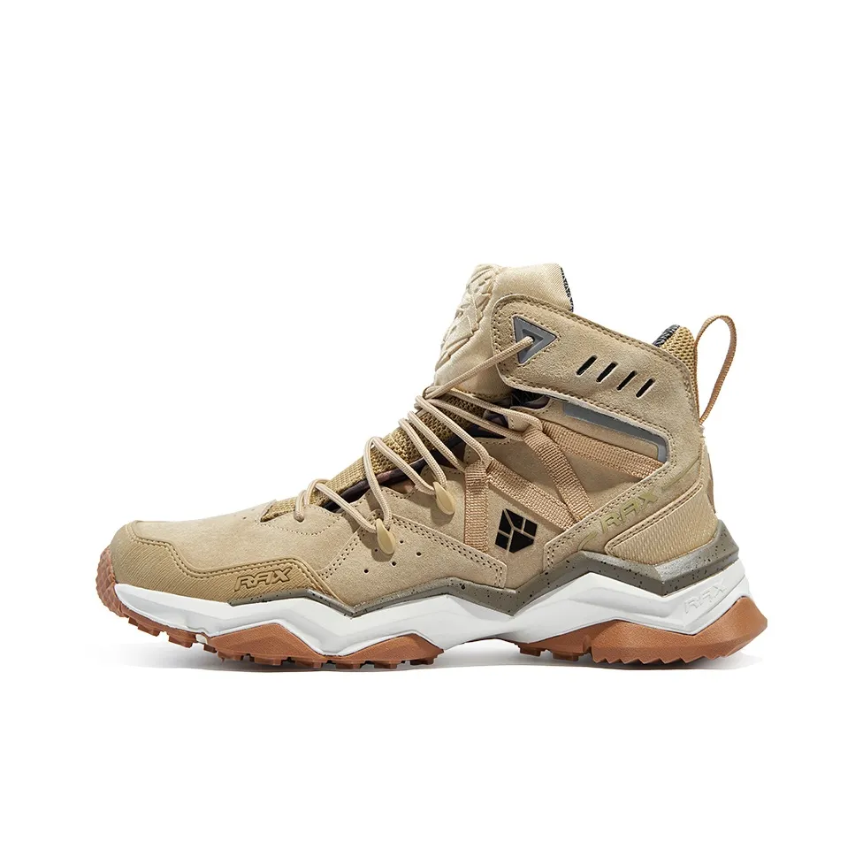 RAX Waterproof High Top Hiking Shoes Men's Khaki