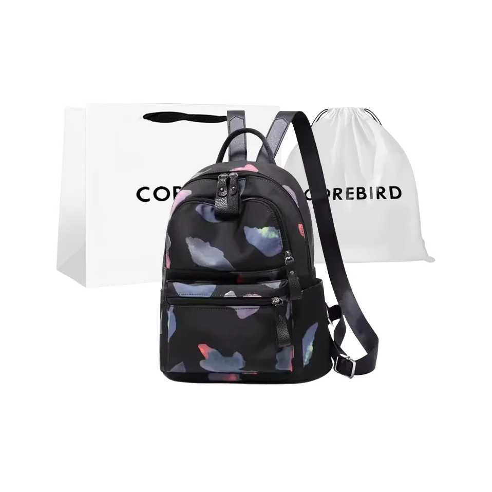 CORE BIRD Oxford Backpack Regular Unisex Red Feather/Graffiti Style/Starry Sky/Cottonwood/Hot Air Balloon