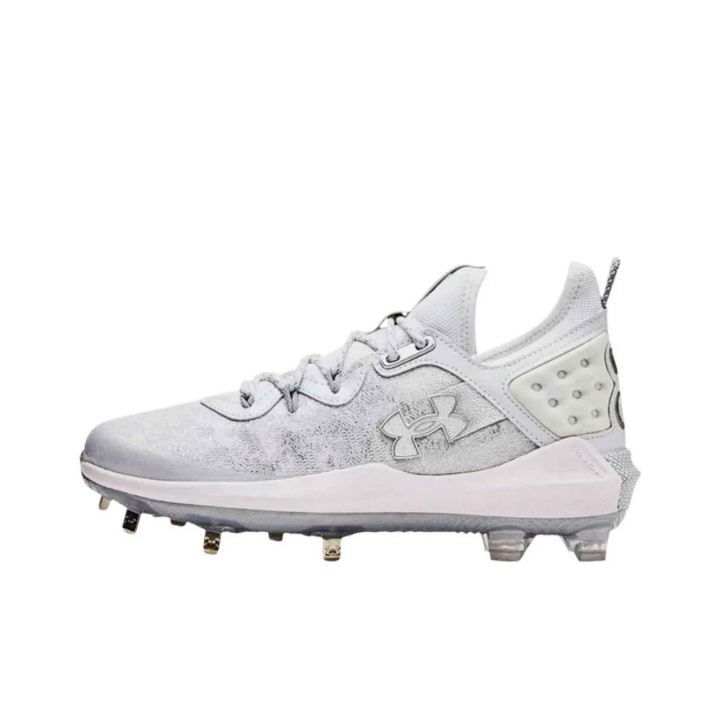 Under Armour Harper 8 Low St White Baseball Grey