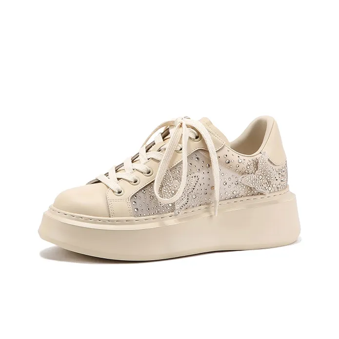 SELAIYA Противоскользящий Износостойкий Дышащий Увеличивающий высоту Низкий Топ Повседневная Обувь Женская