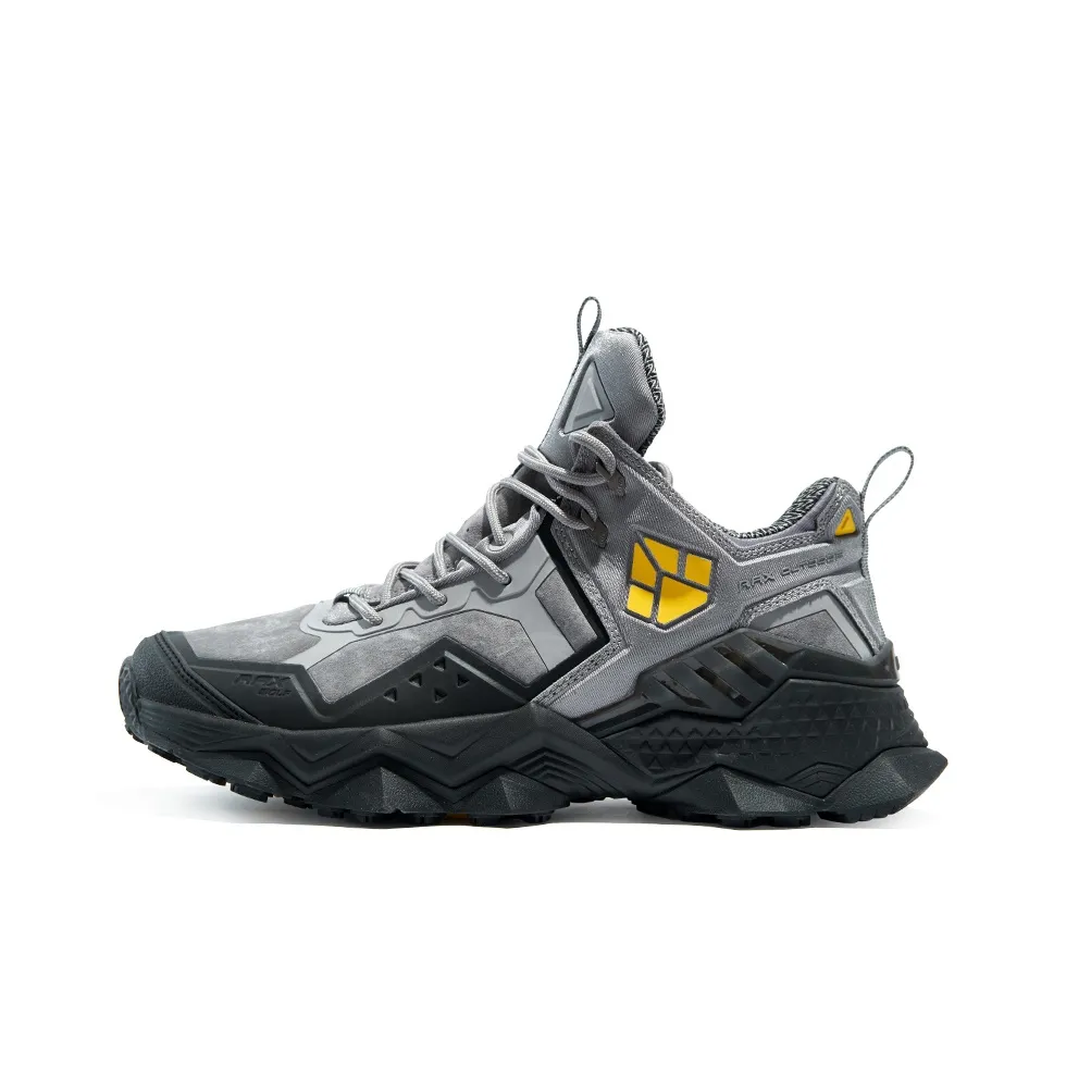 RAX Waterproof, Cushioning, Slip Resistant, Abrasion Resistant Low Top Hiking Shoes Men's Gray