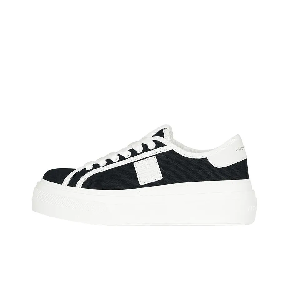 Givenchy City Low Top Stylish Skateboarding Shoes Women's Black