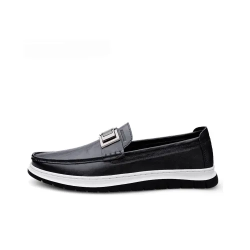Reivantix Мужские повседневные туфли Low Top N8876 Черные Мужские