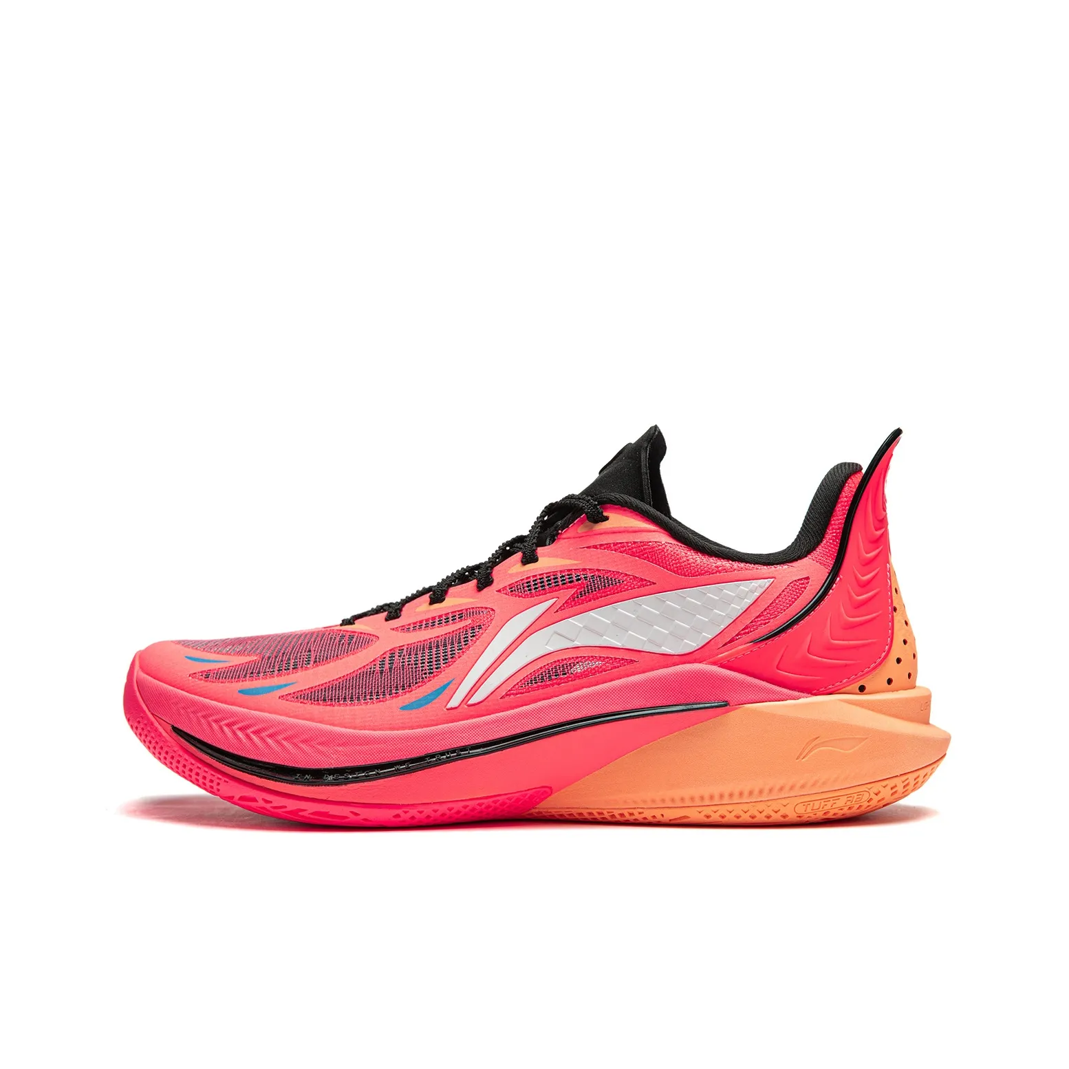 LiNing SONIC 12 Cushioning Anti Slip Wear Resistant Breathability High Top Basketball Shoes Unisex Red