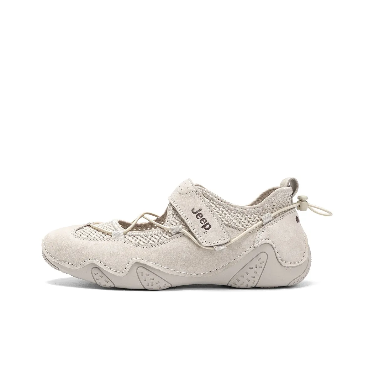 Jeep Mary Jane Slip Resistant And Breathable Low Top Casual Marathon Long Distance Running Shoes Women
s Light Gray