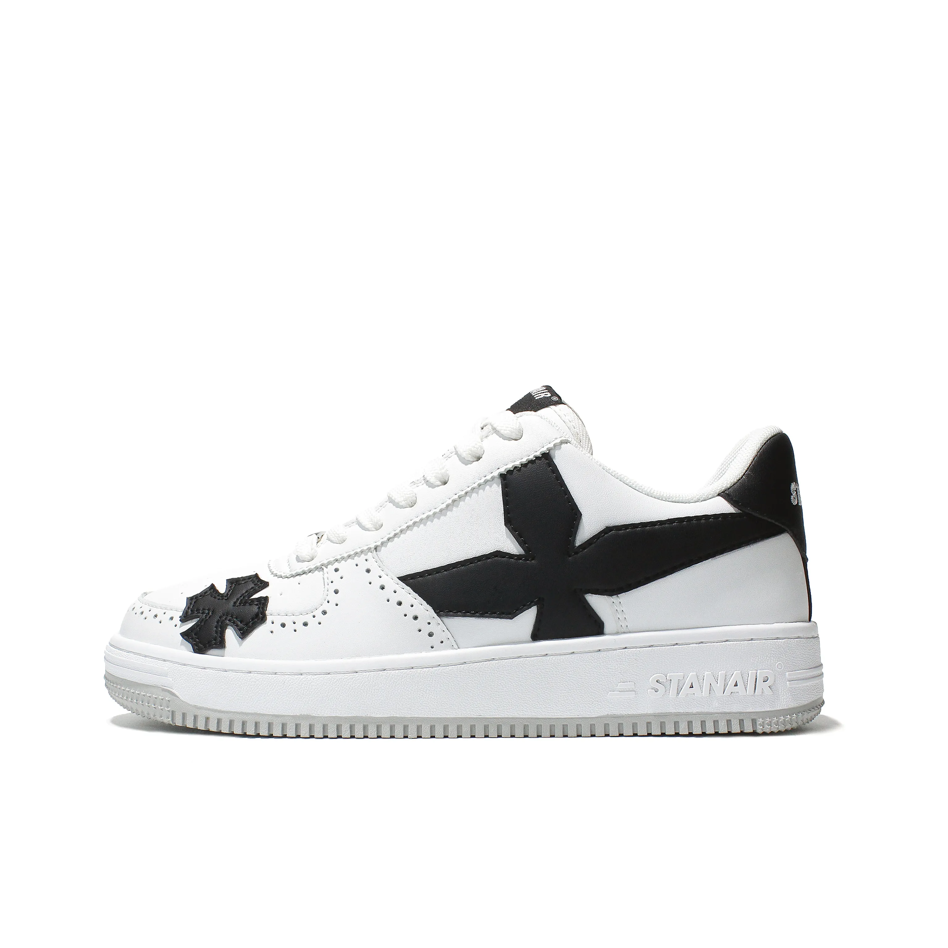 STANAIR Four-Leaf Clover Cross Wear-Resistant Breathable And Balanced Low-Top Skateboard Shoes Unisex